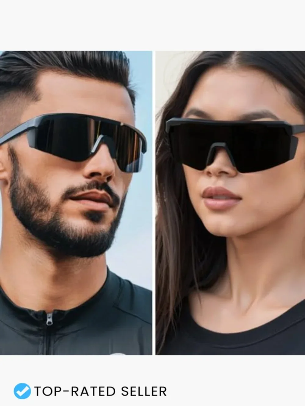 XL Oversized Sunglasses TR90 Ultralight UV400 Polarized Safety Sun Glasses